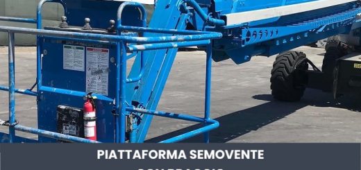 sollevatore telescopico con posacentine