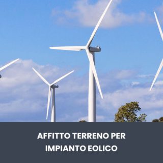 impianto eolico su terreno in affitto