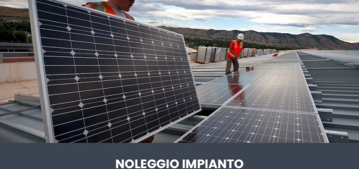 noleggio fotovoltaico