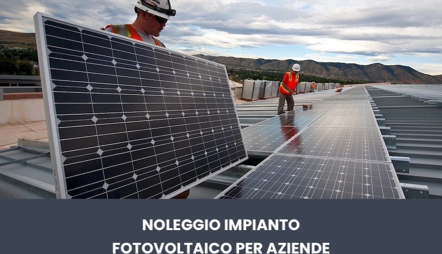 noleggio fotovoltaico